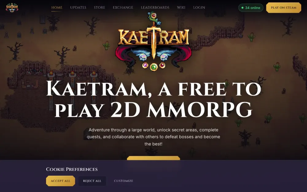 Kaetram — screenshot