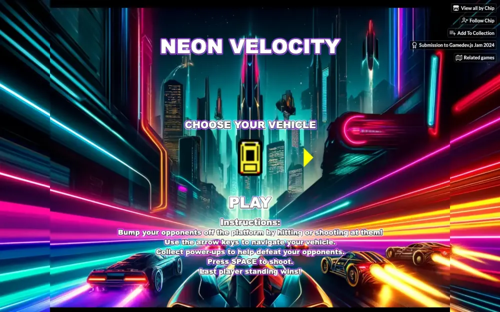 Neon Velocity — screenshot